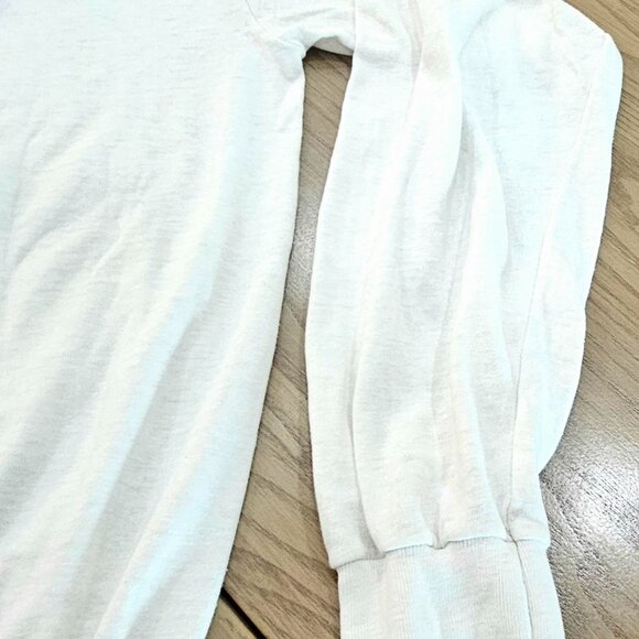 ULTRA RARE Krokus Metal Band LS Hoodie 1985 VTG Womens M Double-Sided Cotton - Picture 10 of 16